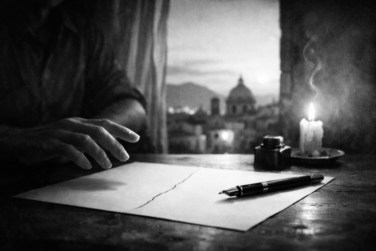 Una prosa sul silenzio e la scrittura: Il Gesto Interrotto