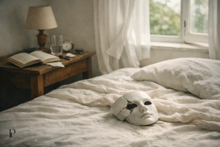 La maschera riposa