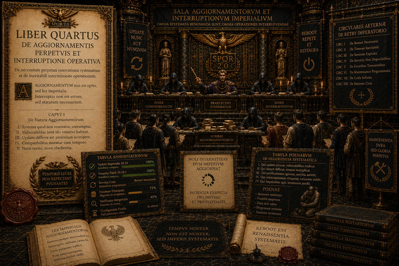 Liber Quartus De Aggiornamentis Perpetuis et Interruptione Operativa