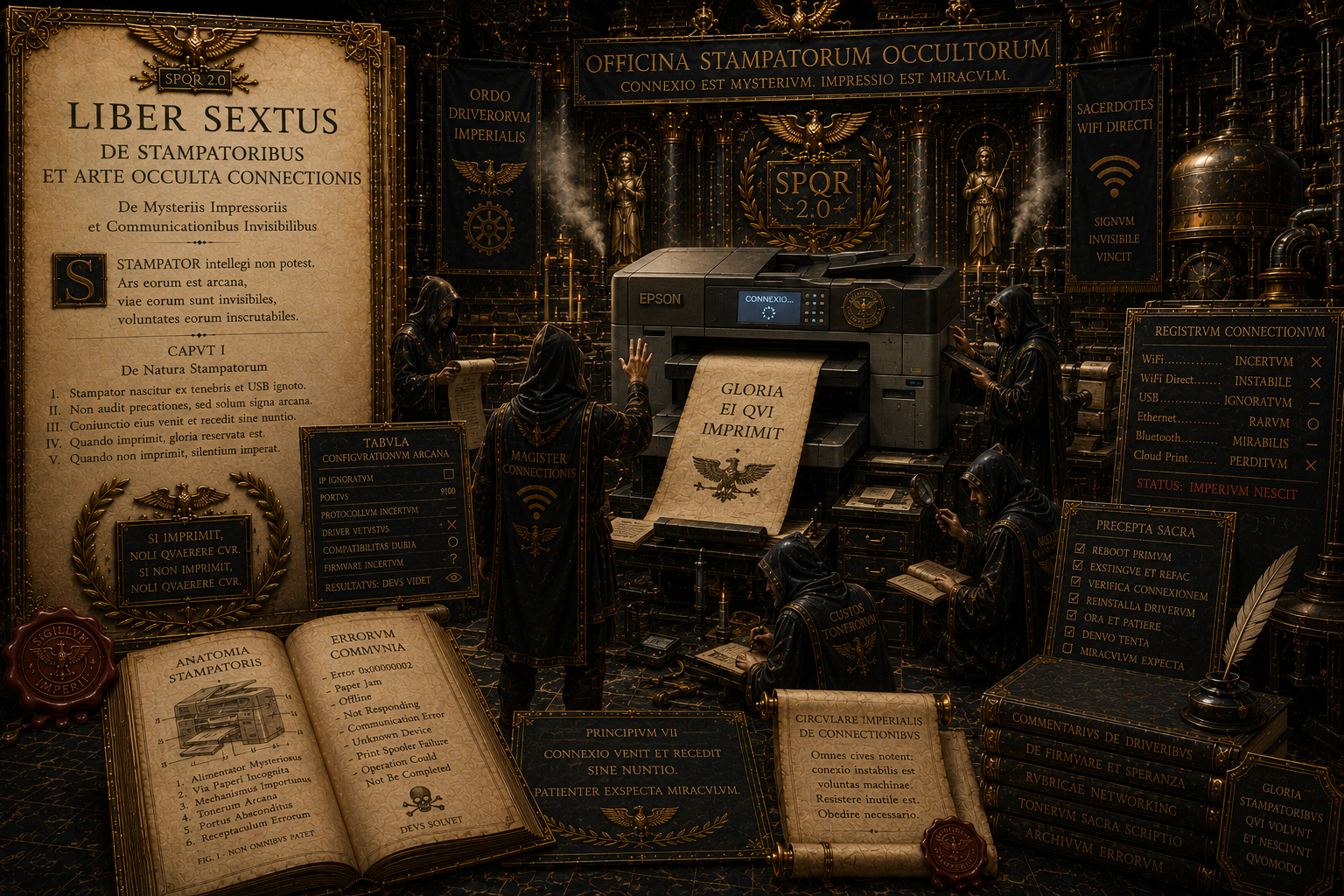 Liber Sextus De Stampatoribus et Arte Occulta Connectionis