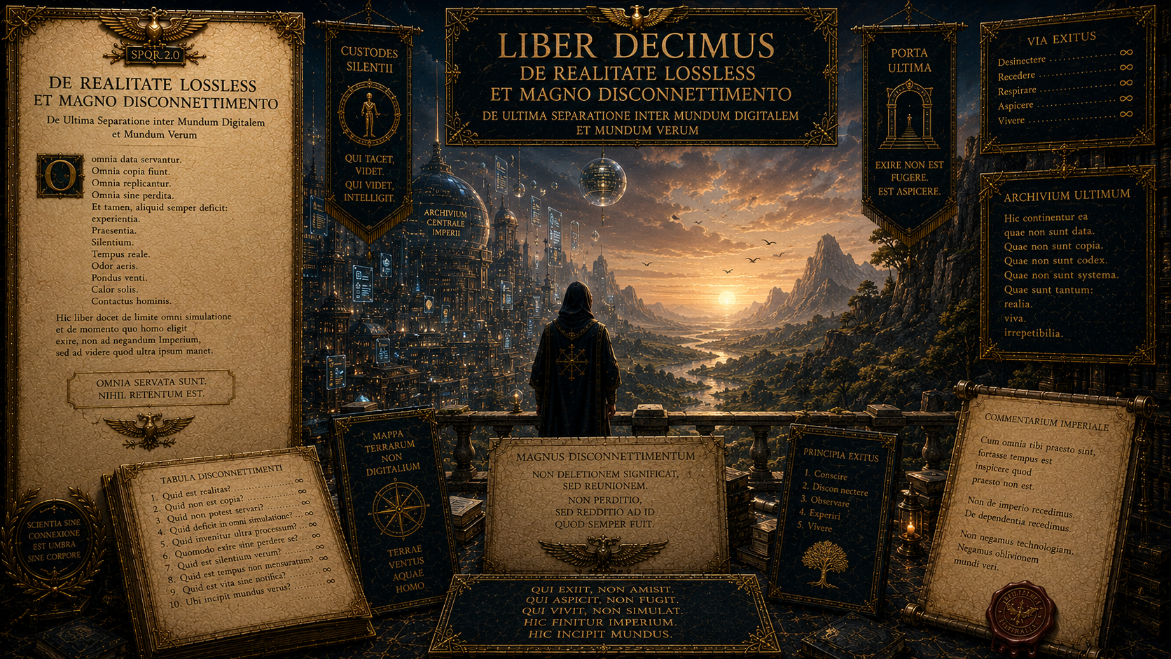 Liber Decimus De Realitate Lossless et Magno Disconnettimento