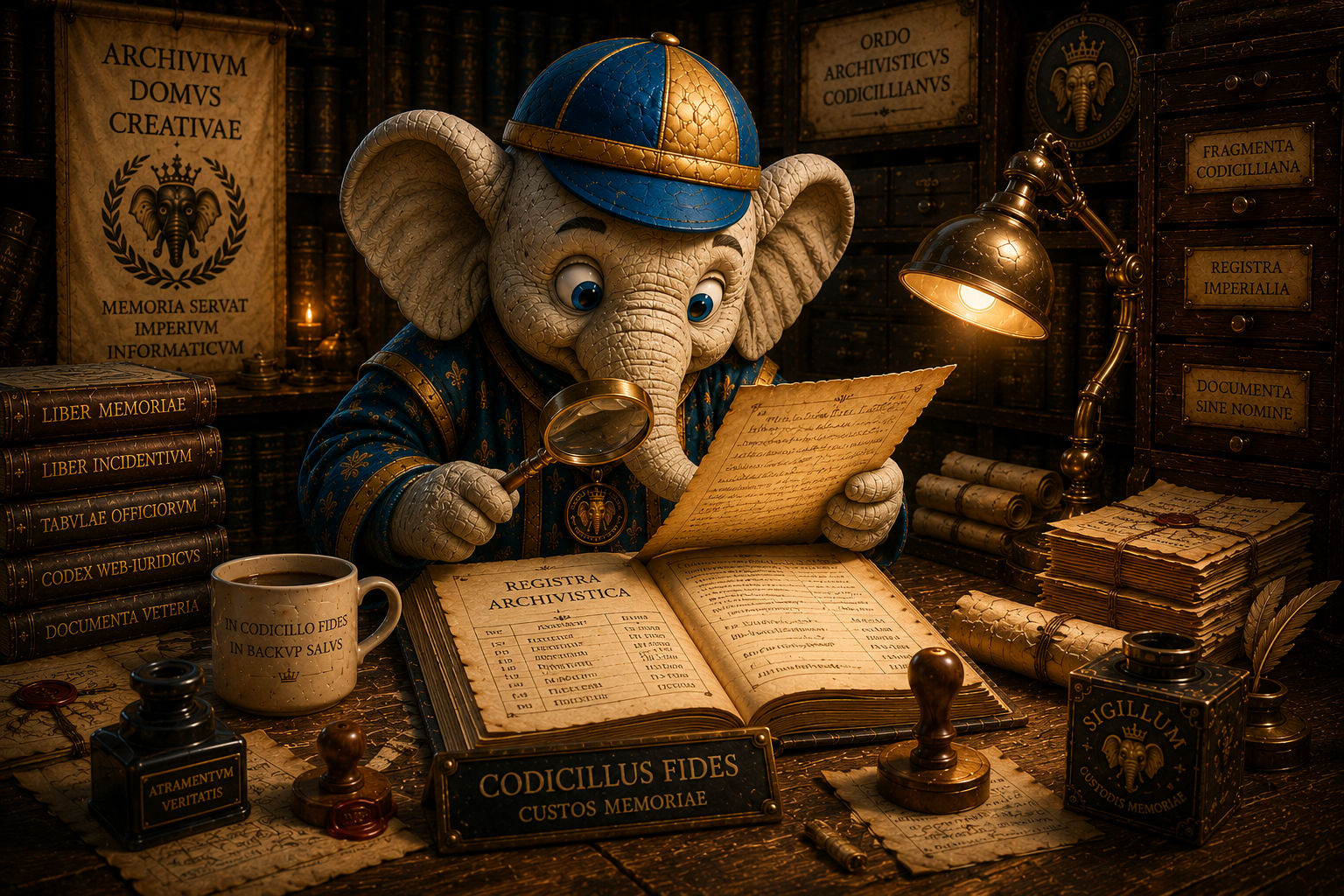 Codicillus consulta i registri dell Archivio