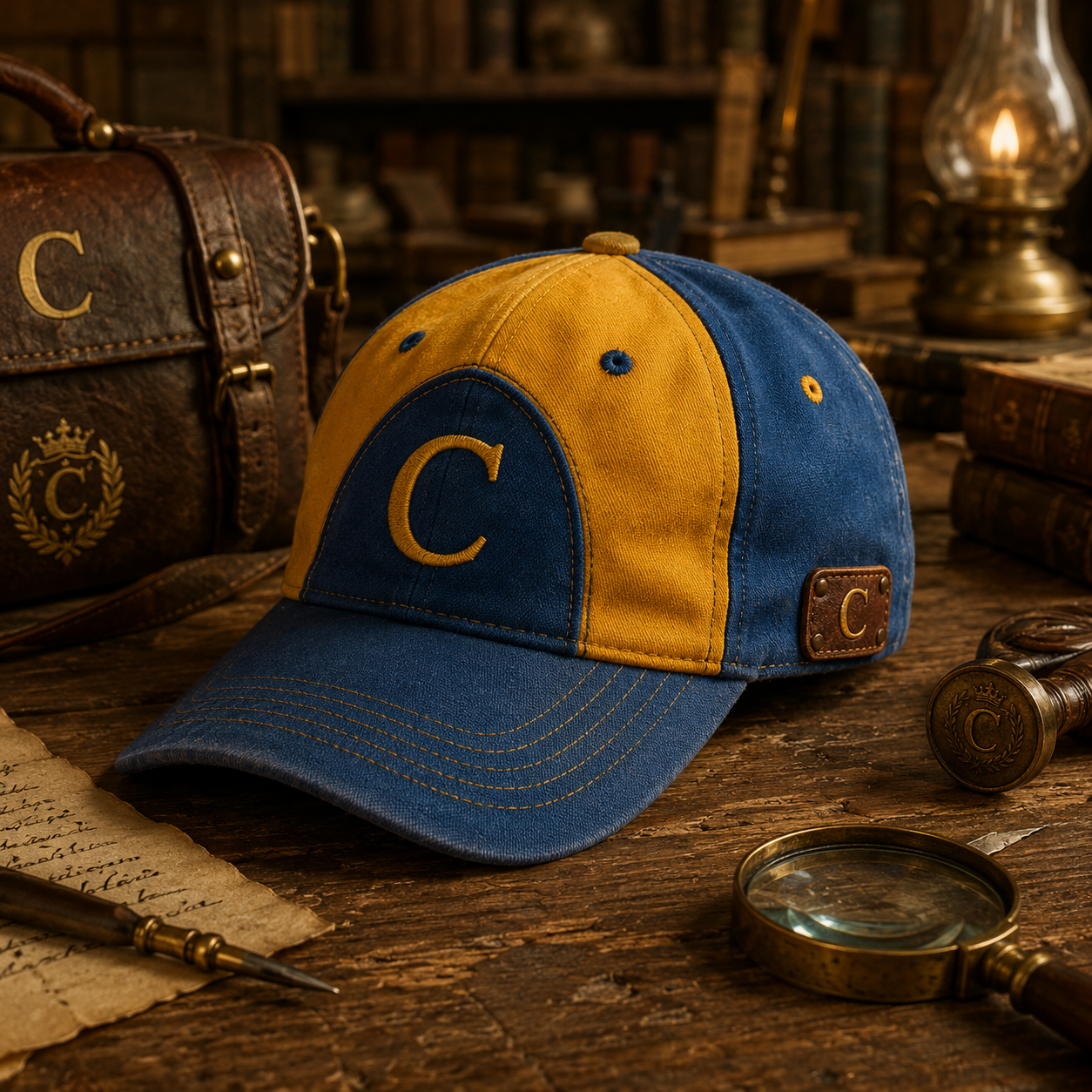Cappellino blu e giallo di Codicillus