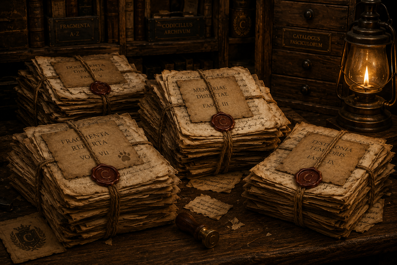 Fascicoli custoditi nell’Armarium