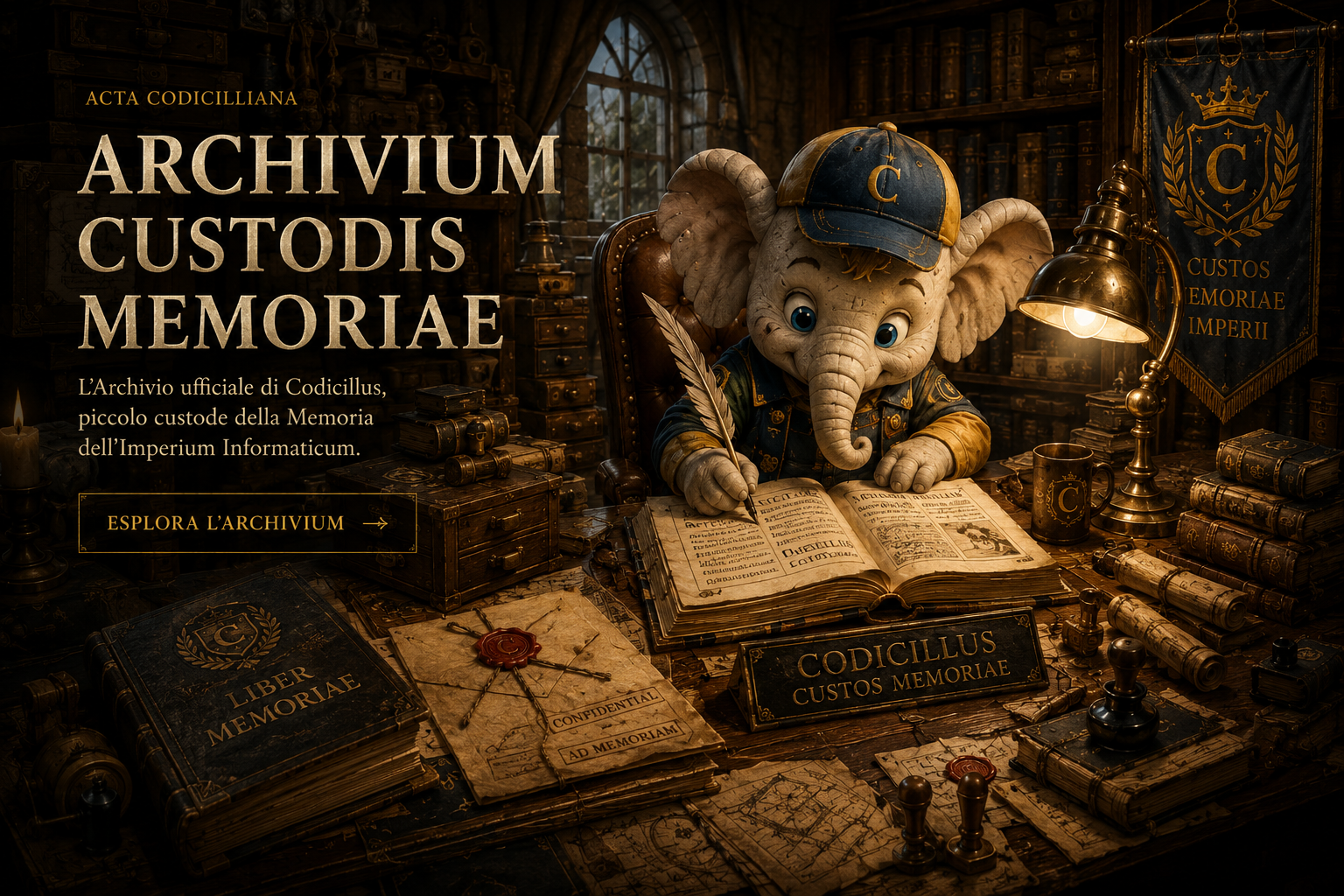 Ingresso dell’Archivium Custodis Memoriae