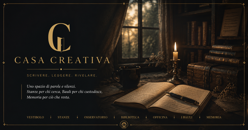 Uno Scriptorium con un registro e una candela accesa a illuminarlo